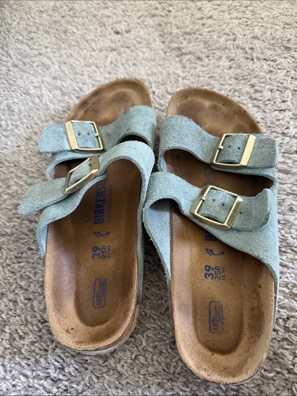 BIRKENSTOCK - light blue Arizona soft footbed - Picture 5 of 5